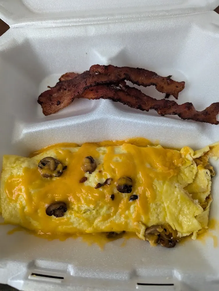 Cheese and Mushroom Omelette