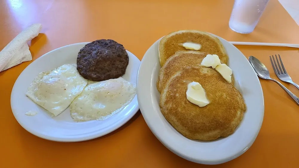 Hotcakes Sausage and Eggs